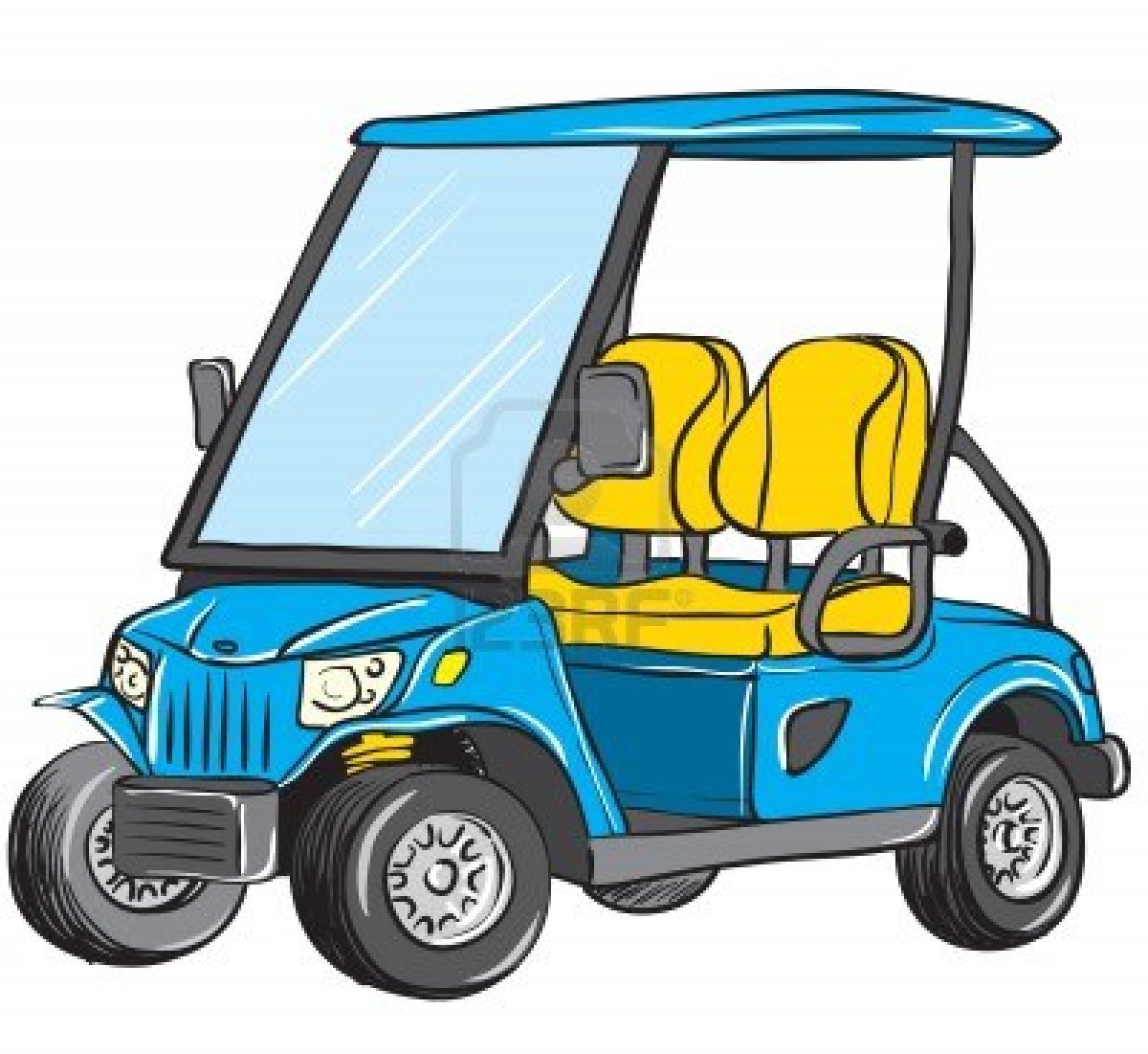 Cartoon Golf Cart Clipart | Free download on ClipArtMag