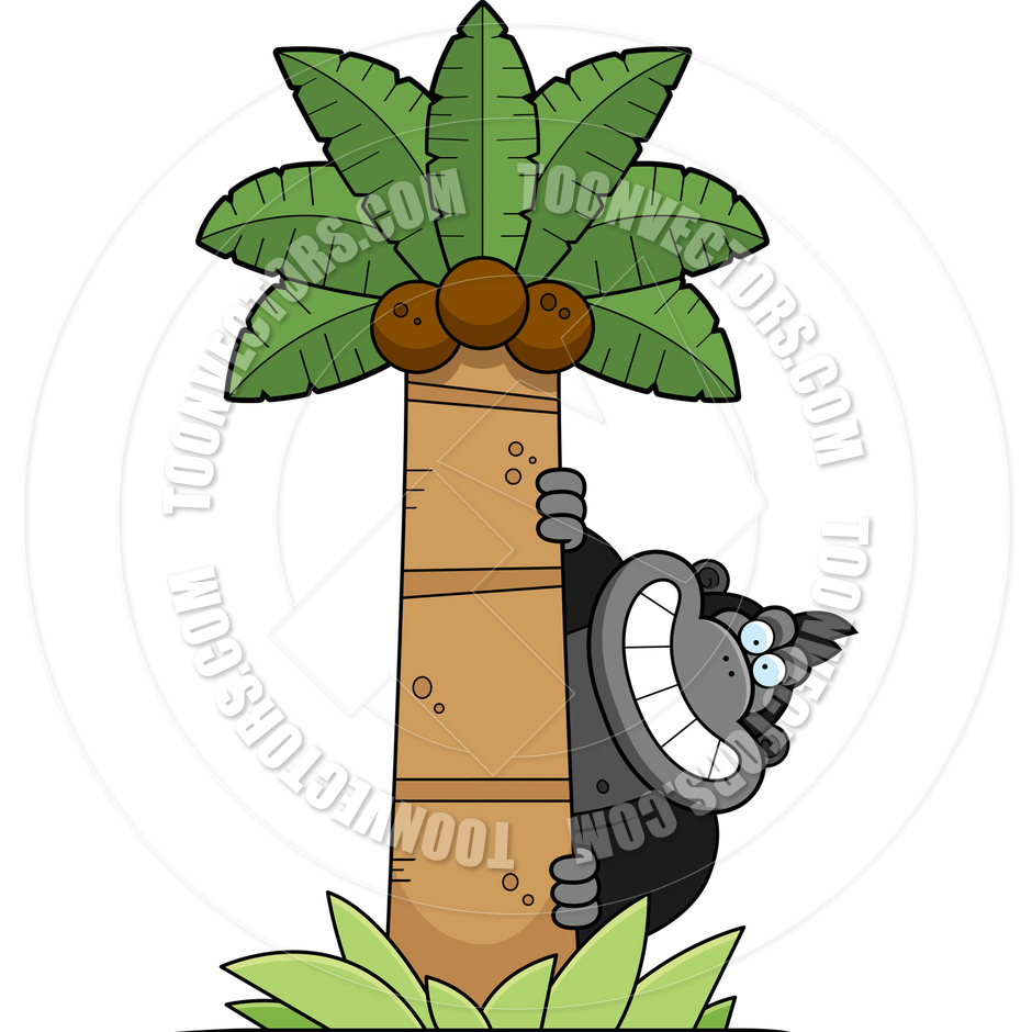 940x940 Cartoon Gorilla Tree By Cory Thoman Toon Vectors Eps