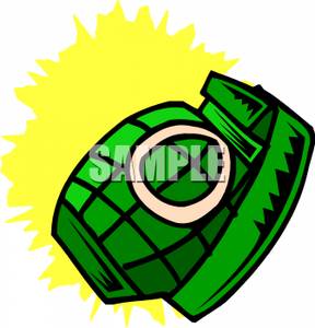 288x300 Green Hand Grenade