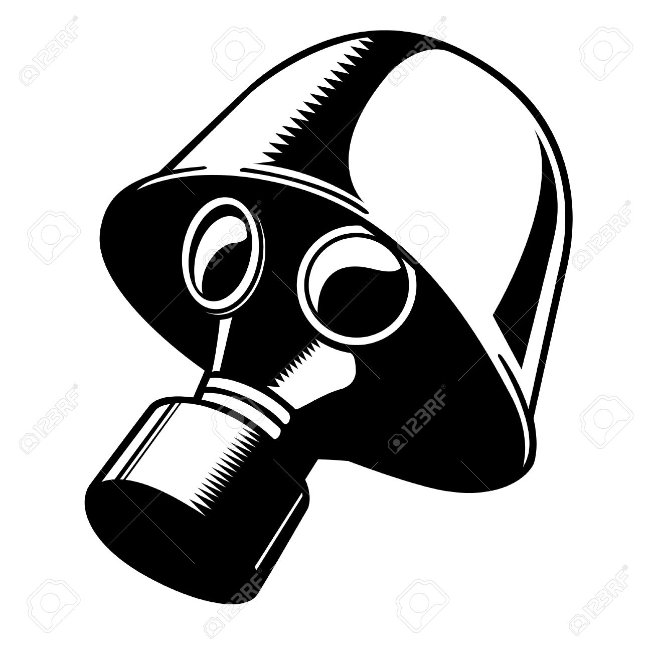 1300x1300 Grenade Clipart Gas Mask