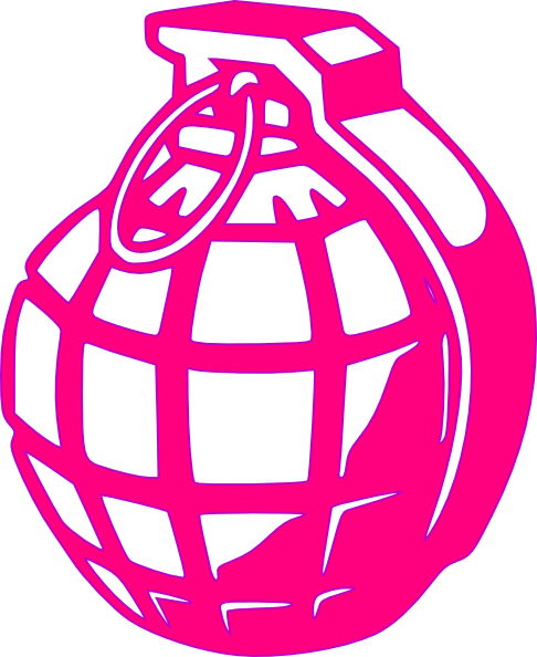 486x594 Pink Grenade Clip Art