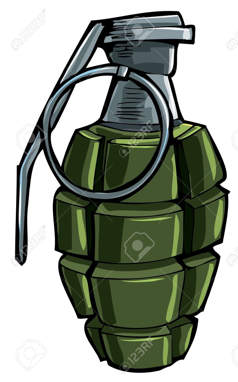 811x1300 Drawn Grenade Hand Grenade