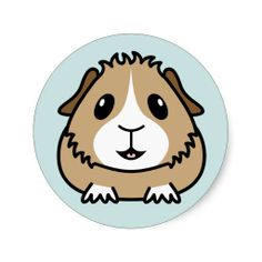236x236 This Cute Little Guinea Pig Template Is For You To Cut Your Own