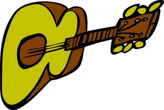 555x372 Guitar Clipart Comic
