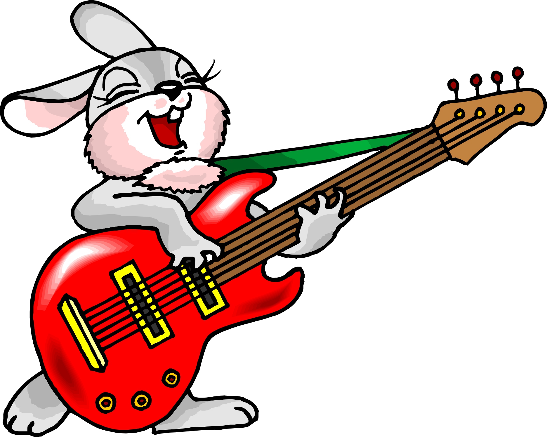 1873x1497 Cartoon Guitars Clipart