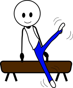 249x300 Gymnast Clipart Cartoon