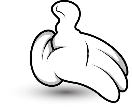 500x406 Clip Art Hand Cartoon Cliparts