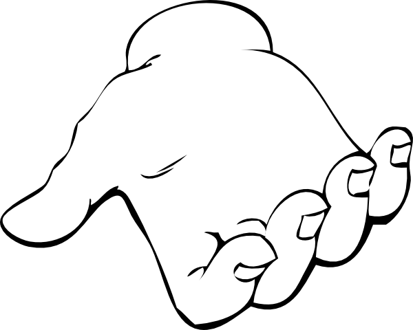 600x480 Helping Hand Clip Art