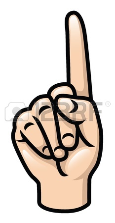 233x450 Illustration Of A Cartoon Hand Holding Up Four Fingers Royalty