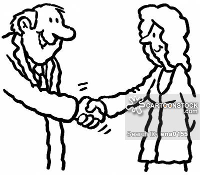 400x351 Golden Handshake Cartoons And Comics