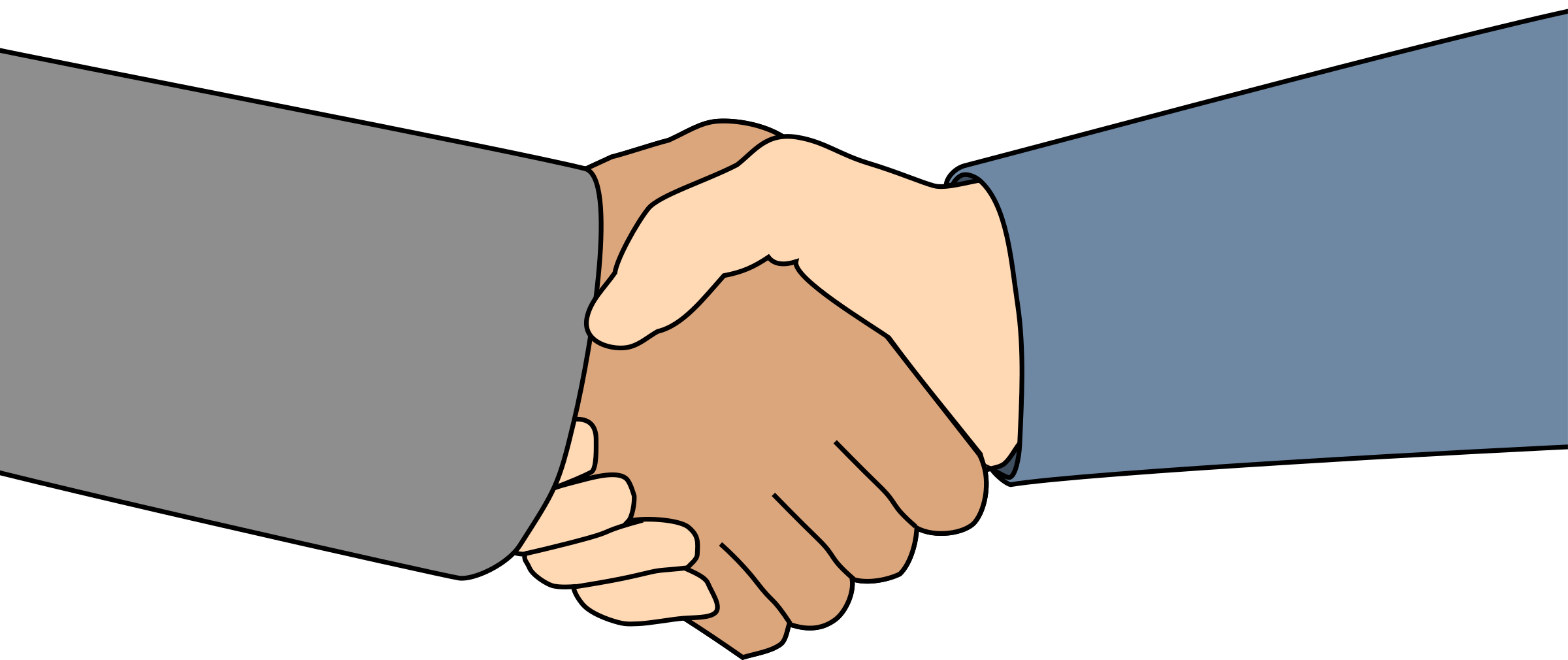 Cartoon Handshakes | Free download on ClipArtMag