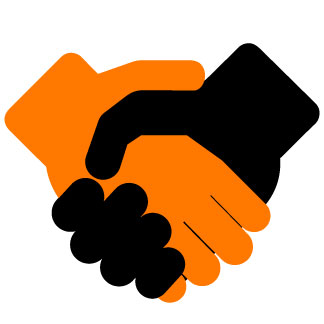 324x324 Handshake Cartoon Hand Shake Clipart Image