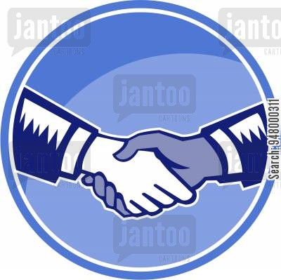 400x399 Handshake Cartoons