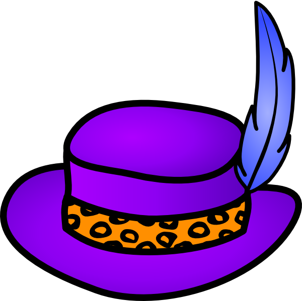 600x599 Pimp Hat Clip Art