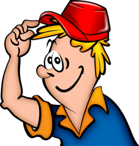 285x299 Boy With Hat Cartoon Clip Art