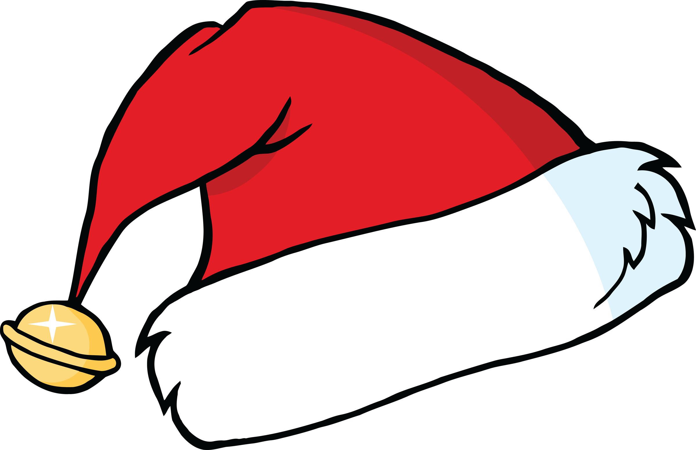 2400x1553 Santa Hat Clip Art Hats Image 3