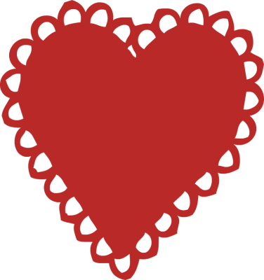 376x400 Cartoon Heart Clipart