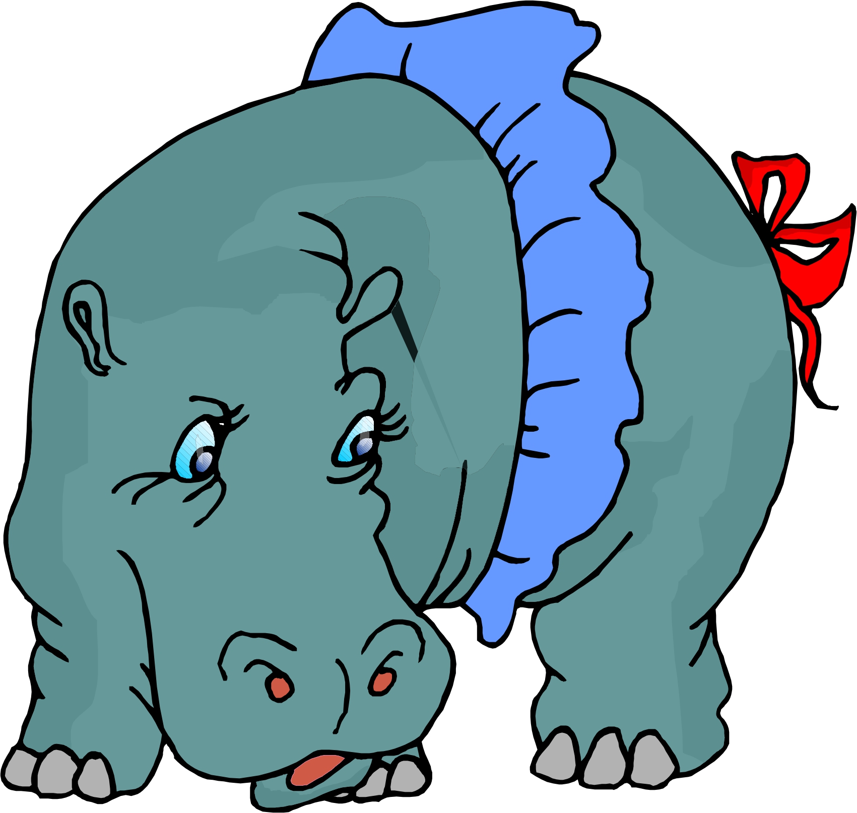 1701x1614 Hippo Clipart Everything Hippo