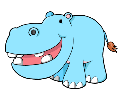 430x348 Cartoon Hippo Clipart 2123794