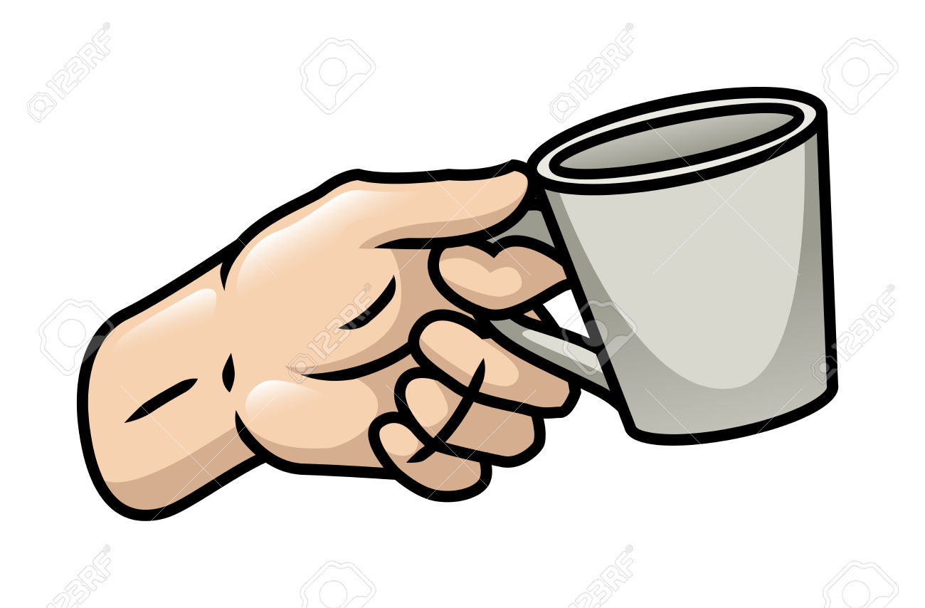 1300x854 Mug Clipart Hand Holding