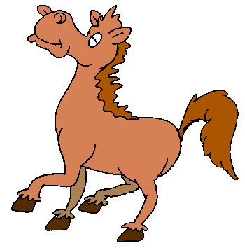 350x354 Horse Clipart Cartoon
