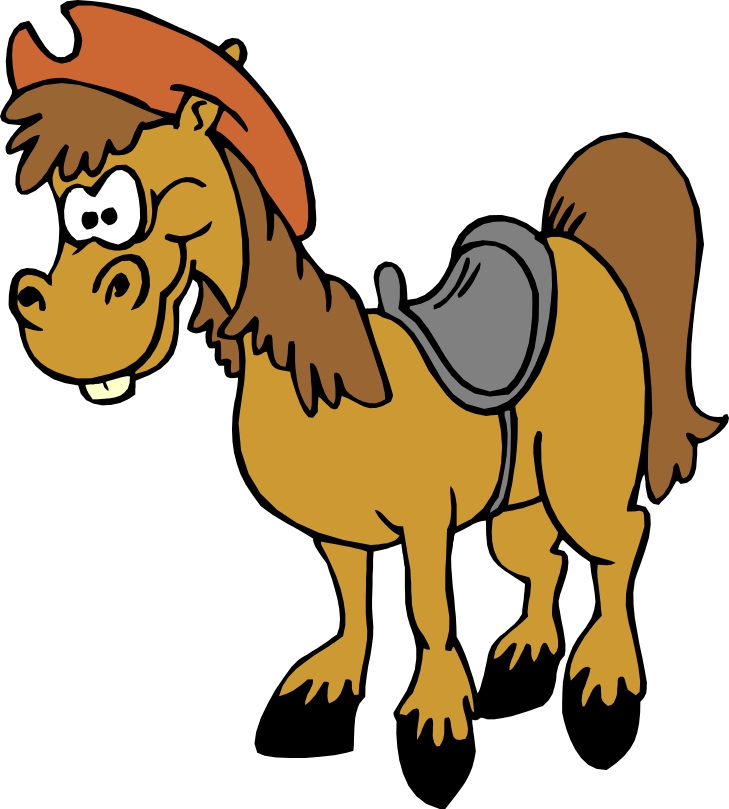 729x809 Cartoon Horse Clipart