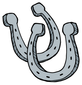 288x300 Horseshoes Clipart Image