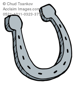 266x300 Clipart Image Of A Cartoon Horseshoe