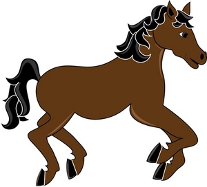 300x272 Horse Clip Art Black And White Free Clipart Images 5