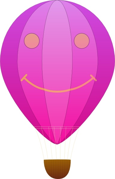 384x597 Happy Hot Air Balloon Cartoon Clip Art Free Vector In Open Office