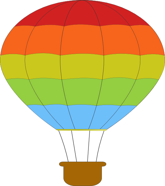 528x595 Hot Air Balloon Clip Art