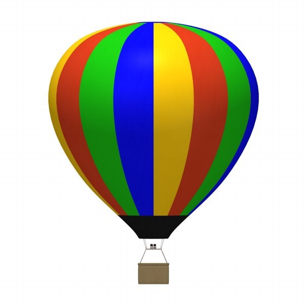 600x600 Hot Air Balloon