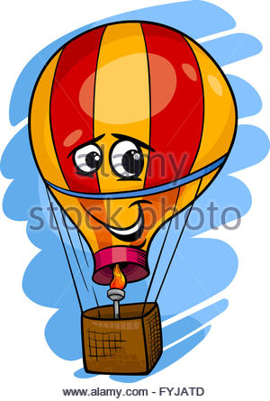 300x445 Cartoon Hot Air Balloon