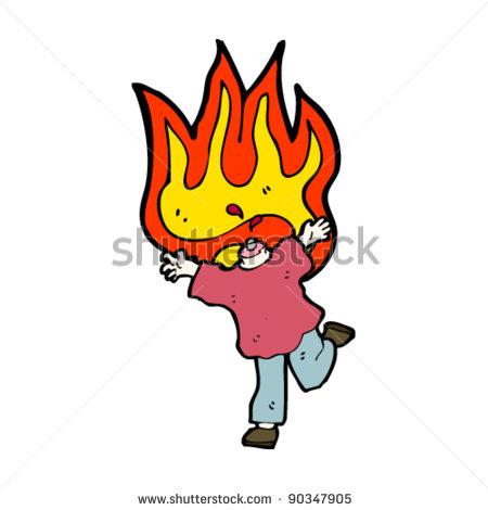 450x470 Burning Man Clipart
