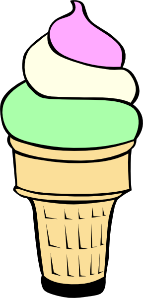 288x600 Ice Cream Sundae Ice Cream Clip Art