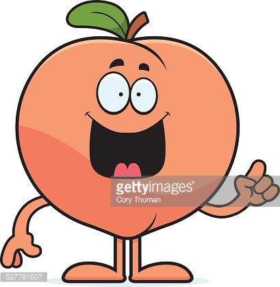 409x419 Cartoon Peach Idea Premium Clipart