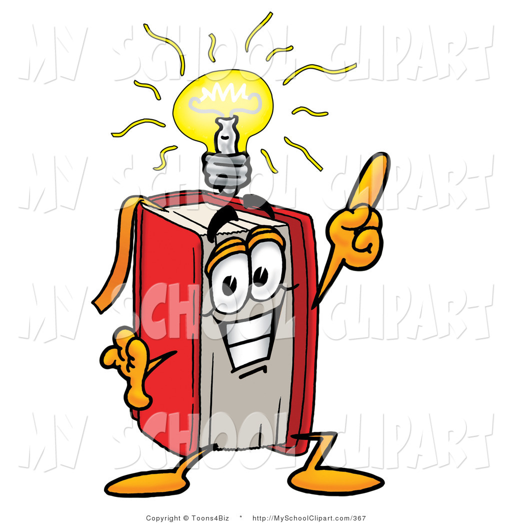 1024x1044 Clip Art Of An Intelligent Red Book Mascot Cartoon Character