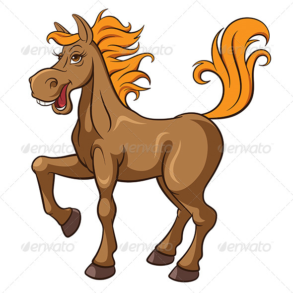 590x590 Cartoon Horse By Alexeypushkin Graphicriver