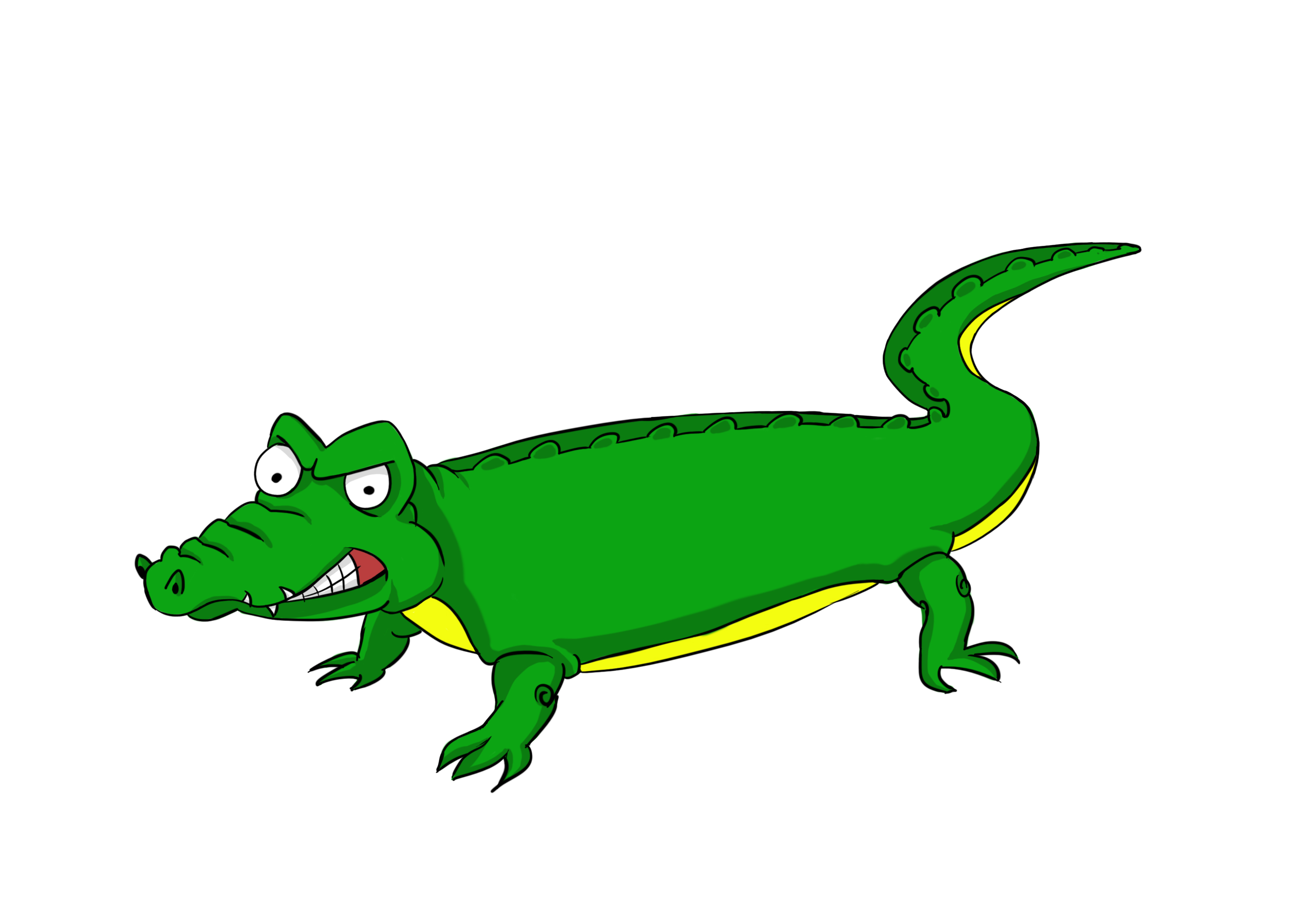 2835x1984 Cartoon Pictures Of Alligators Clipart