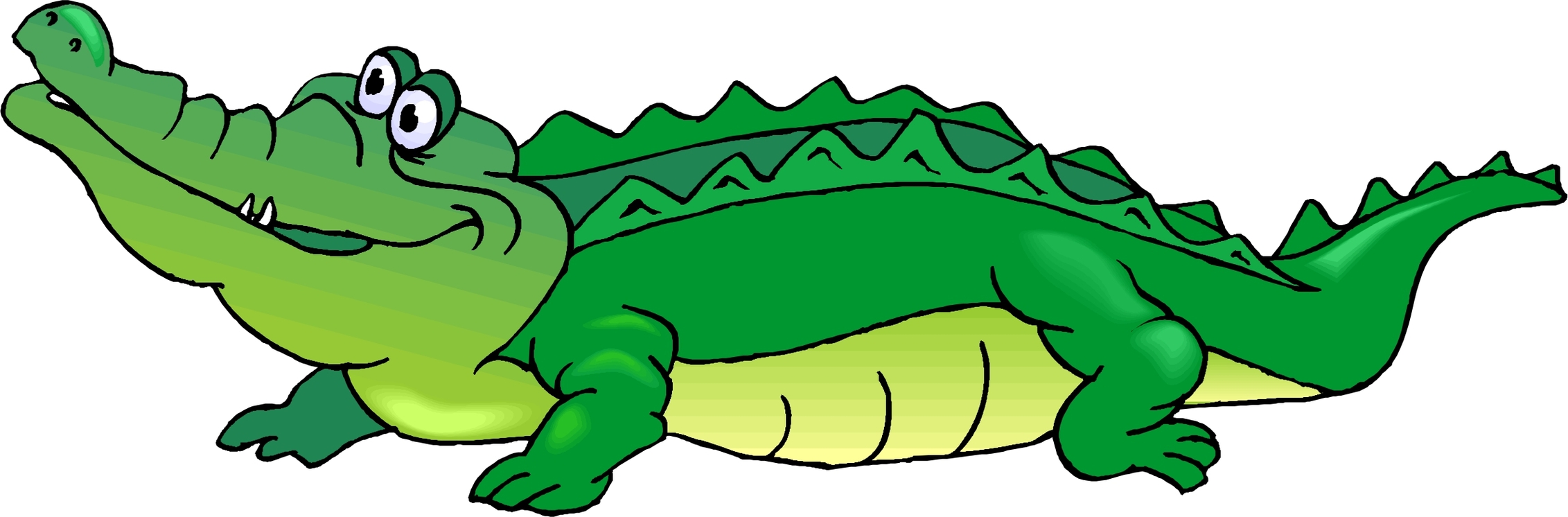 2263x746 Crocodile Clipart Gator