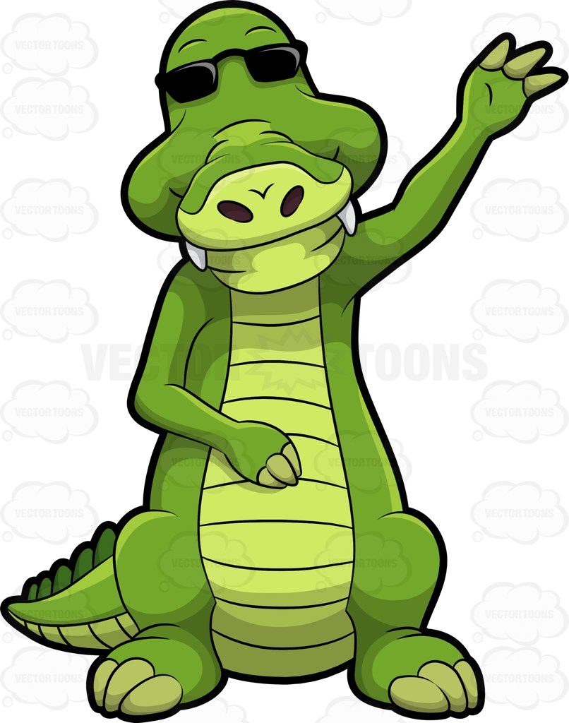 806x1024 Arthur The Alligator Waving Hello Alligators