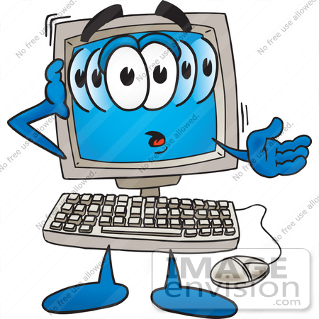 450x450 Royalty Free Cartoons Amp Stock Clipart Of Computers Page 1