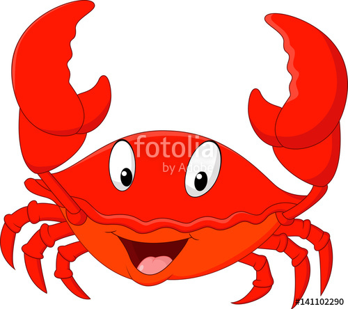 500x444 Cartoon Crab Holding Blank Sign Stock Image And Royalty Free