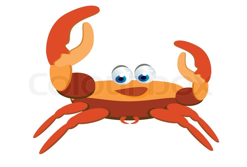 800x542 Cute Crabs Cartoon Stock Vector Colourbox