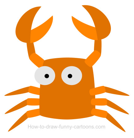 435x448 Drawing A Crab Cartoon