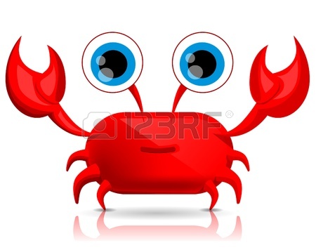 450x356 Funny Cartoon Crabs Royalty Free Cliparts, Vectors, And Stock