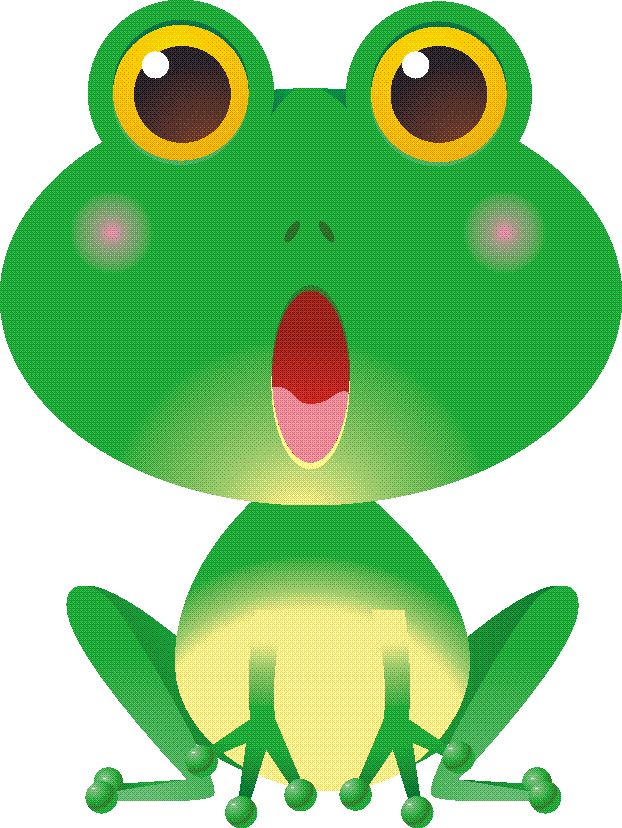 622x828 Cartoon Frogs Clipart