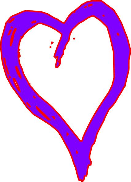 426x592 Purple Heart Clipart