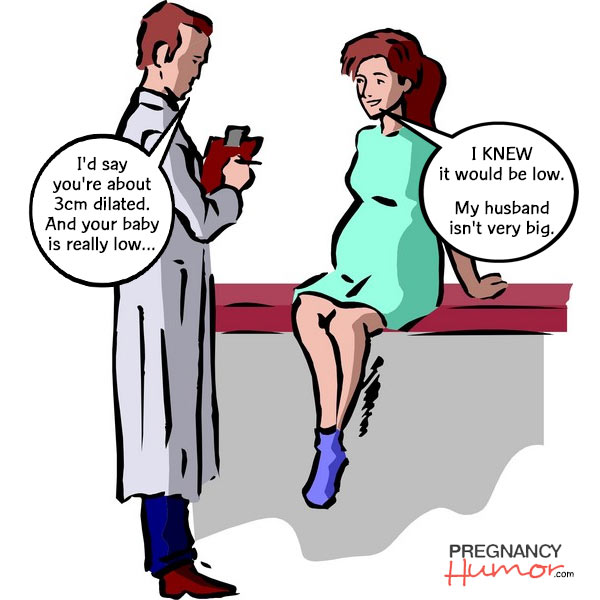 600x600 What It Means When Your Baby Is Low (Pregnancy Cartoon