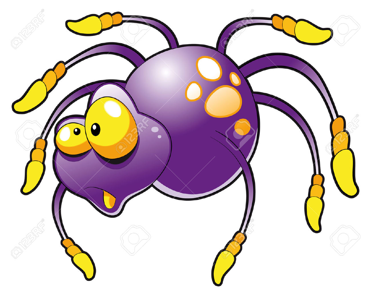 Cartoon Images Of Spiders | Free download on ClipArtMag